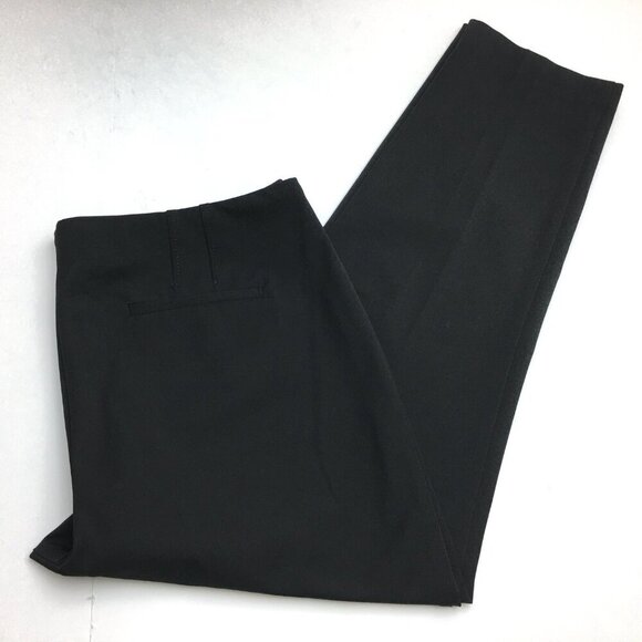 NEW Talbots Women's Black Dress Pants Side Zipper Straight Leg size 18 length 30 - Picture 10 of 10